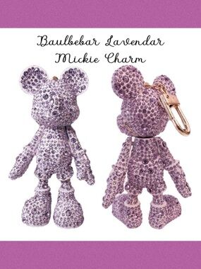 Baublebar Lavender Mickey Charm